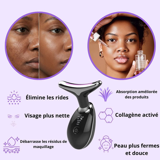SCULPTEUR FACIAL LED 7- en- 1